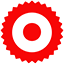 Das Logo ist wie eine rot-weiß-rote Schießscheibe rund gehalten. Die äußerste Schicht zeigt aber 29 Zacken nach außen. Die 29 Zacken symbolisieren eine Sonnenkorona oder Wimpern um ein Auge mit einer kreisrunden Pupille im Inneren. Die Korona ist in rot gehalten wie die Pupille oder innere Kern inmitten des Logos.