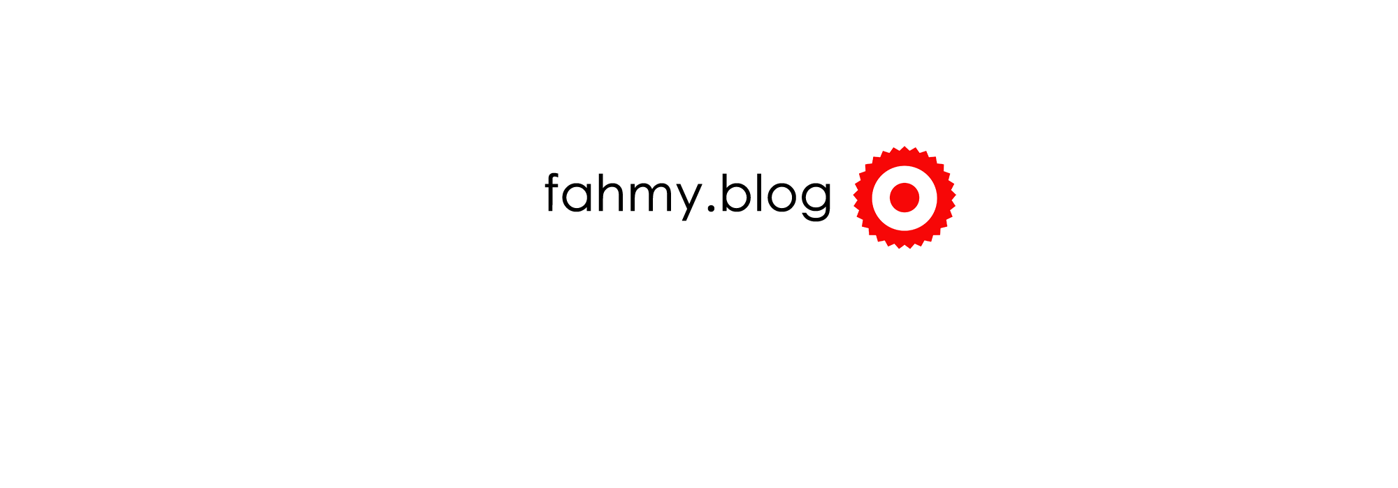 fahmy.blog und Logo