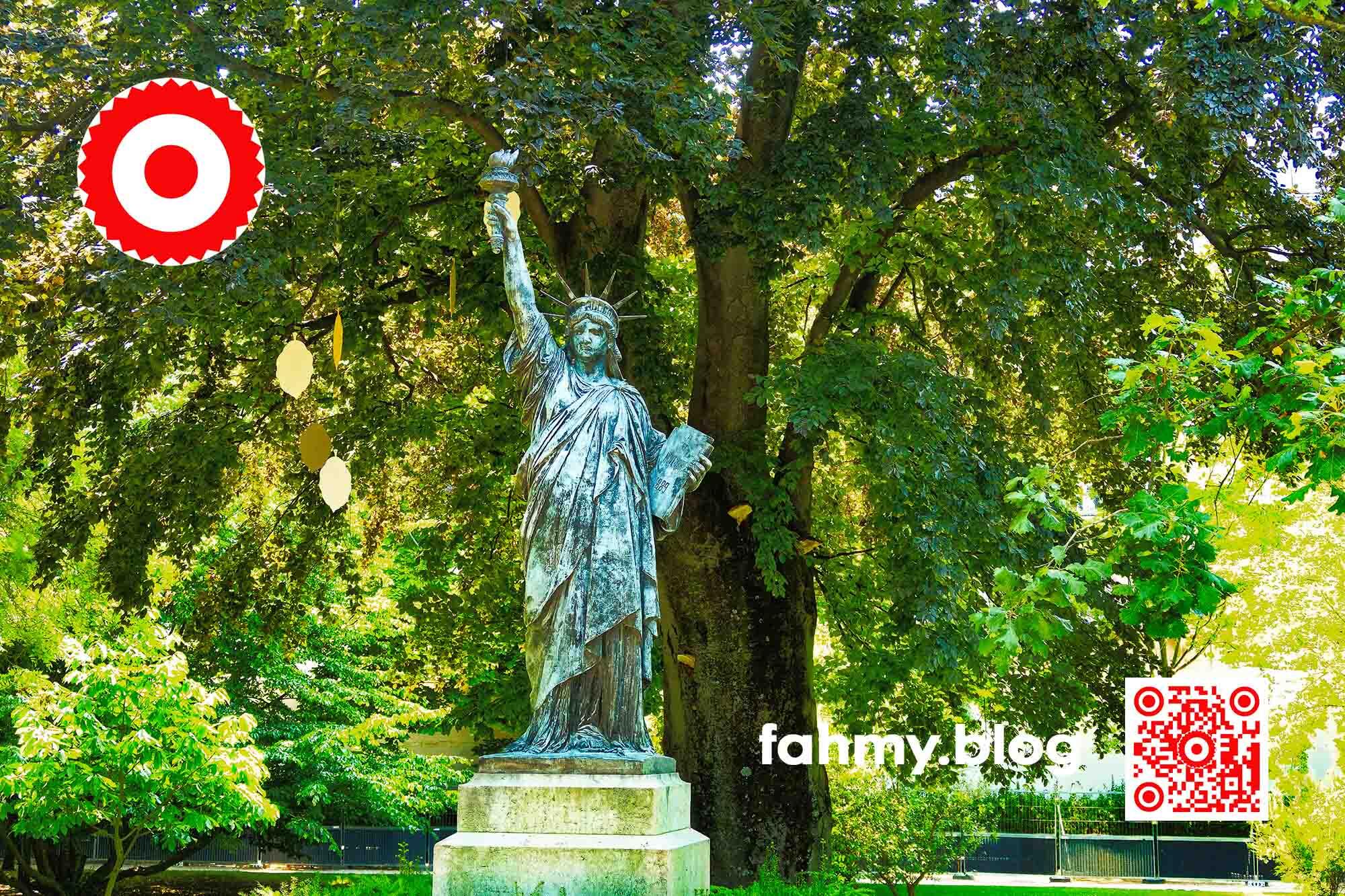 Lady liberty im Jardin du Luxembourg