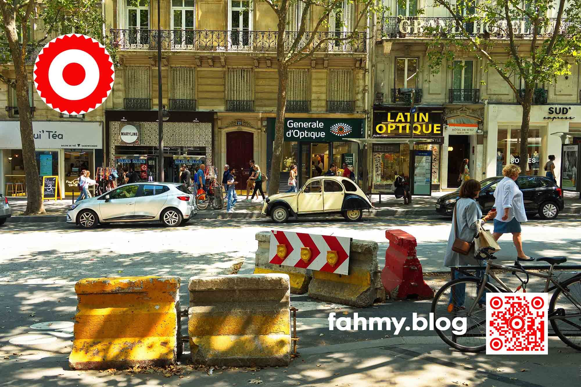 Citroën in Paris zwischen Notre-Dame und Jardin du Luxembourg