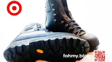 Meine zwei fünfzehn Jahre alten Wanderschuhe erstrahlten nach einem Service in neuem Glanz und zieren somit meinen Blogbeitrag "Resümee 2024 - Neujahrsvorsatz 2025". Die Sohlen lösten sich auf, zerbröselten förmlich bei jedem Schritt und Tritt. So bekam der Schuh - ein Modell aus 2007 - neue Sohlen und unerwartet auch ein komplett Service. Wie neu, nein noch besser: wie neu und wieder eingegangen. Nachhaltigkeit pur. Ein europäisches, deutsch-österreichisches Qualitätsprodukt. Europe first. Wenn ich Werbung machen würde, würde ich mehr als einen affiliate Link setzen. Das rot-weiß-rote Logo von fahmy.blog ist in der linken oberen Ecke, der QR-Code und Bildunterschrift von fahmy.blog ist in der rechten Ecke zu sehen.